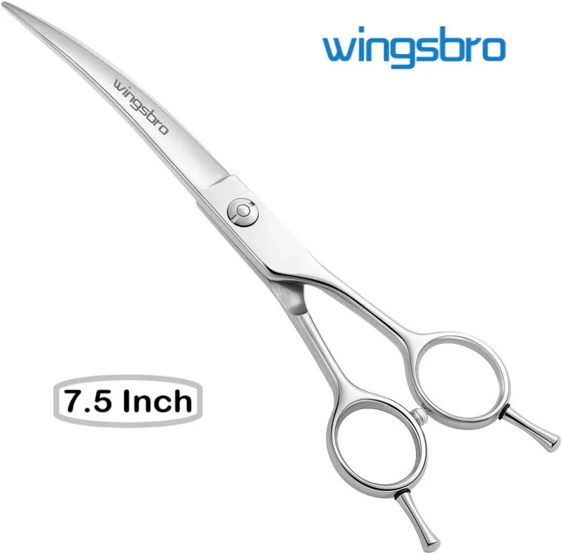 Curved Pet Grooming Scissors