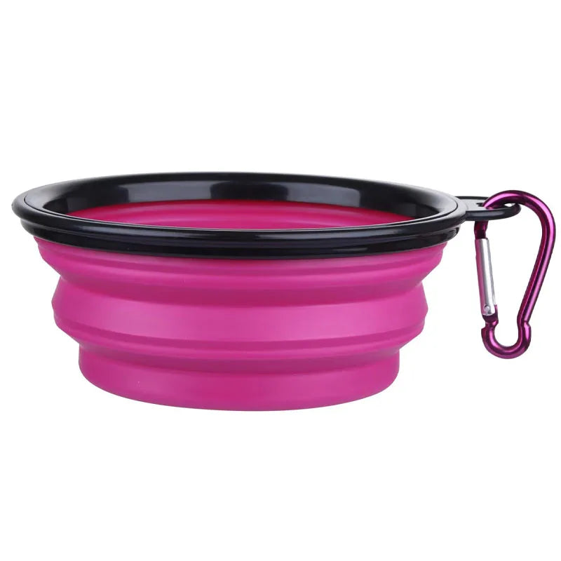 Portable Folding Pet Water & Food Bowl