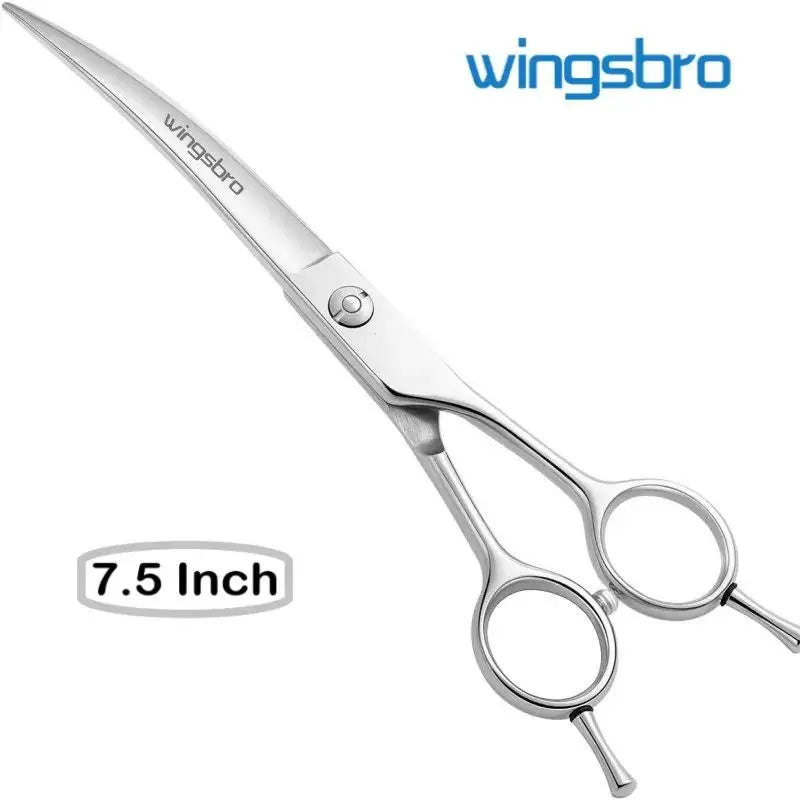 Curved Pet Grooming Scissors